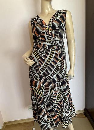 Довга жоржетова сукня/ l- xl/ brend marks&amp; spencer