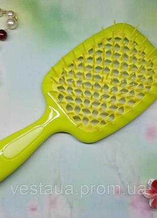 Щетка для волос superbrush plus (hellow comb) в коробке. оригинальное качество, продувная щетка.
