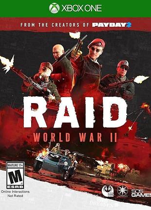 Дисковая версия игры raid world war 2 xbox one