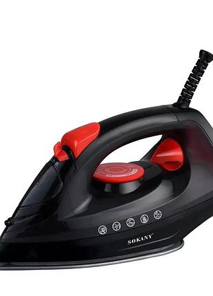 Ручной утюг для одежды sokany паровой 1800 вт sk-11022