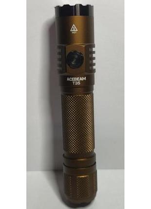 Фонарь acebeam t35 диод sft40 5000k нейтральный свет