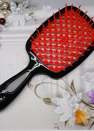 Щетка для волос superbrush rlus (hellow comb) в коробке. оригинальное качество, продувная щетка.