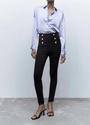 Легінси чорні zara
