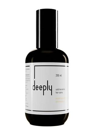 Спрей реконструктор для волос от deeply gold keramino hair spray (200 мл)