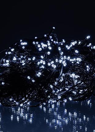 Гирлянда рождественская фея уличная 50 (м) 500 led черный провод белый cf500l50mbw