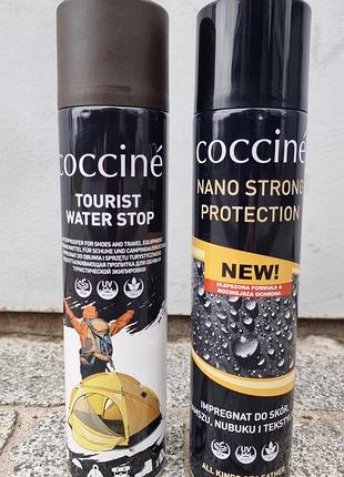 Набор защитных спреев coccine tourist water stop 400 мл. + coccine nano strong 400ml