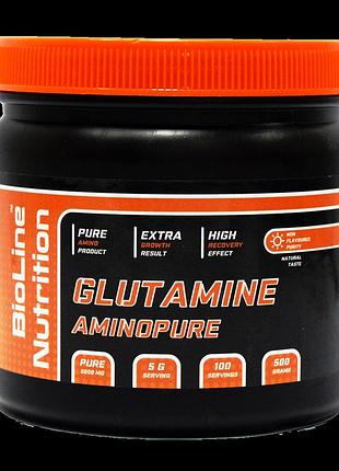 Глютамін для відновлення м'язів glutamine aminopure 0,5 кг