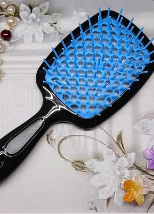 Щетка для волос superbrush rlus (hellow comb) в коробке. оригинальное качество, продувная щетка.