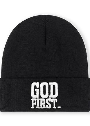 Чоловіча / жіноча / унісекс зимова шапка god first