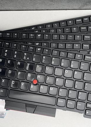 Б/у оригинальная клавиатура keyb t14, p14s g1, p14s g2, e480, e485, e490, e495, l380, l380 yoga, l390, l390 yoga, l480, – qwerty!