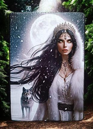 Панно на дереве «мара» 19×28 см – мистическое искусство