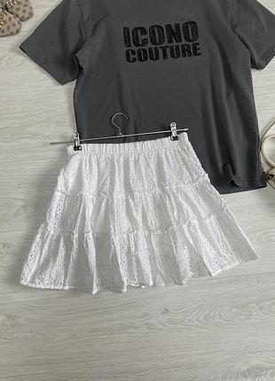 Спідниця з прошви bershka