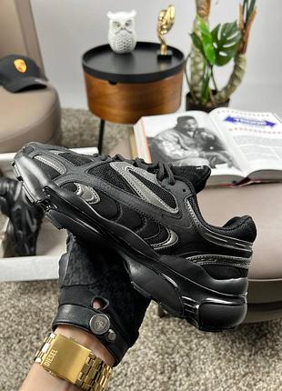 💎чоловічі кросівки lacoste l003 2k24 all black silver
