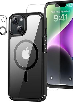 Панель і скло zzdzz для iphone 13 чорний