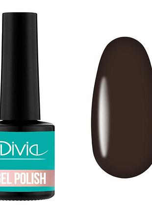 Гель-лак divia "chocolate" ch060 - rich choco, di1233, 8ml