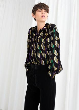 Блуза рубашка вышивка & other stories