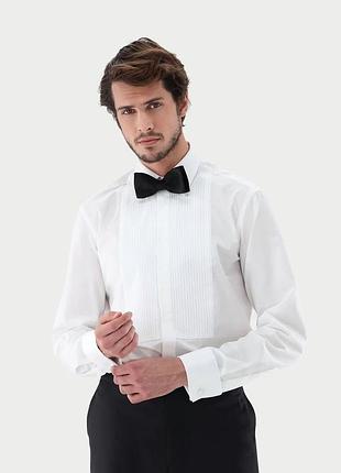 Сорочка вечірня плісирована під смокінг із запонками 'van laack' soiree 50-52р