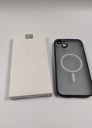 Гібридний магнітний чохол qasyfanc для iphone 15 plus уцінка