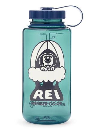 Пляшка для води nalgene wide mouth sustain 950ml (cadet blue)