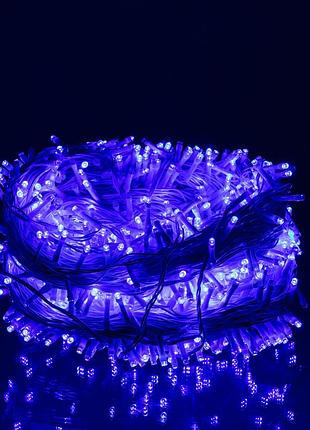 Гирлянда рождественская фея уличная 100 м 1000 led белый провод синий cf1000l100mwbl