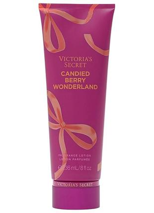 Парфюмированный лосьон для тела victoria’s secret candied berry wonderland lotion 236 мл