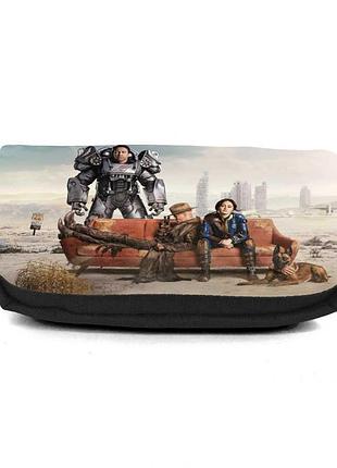 Шкільний пенал фоллаут органайзер універсальний (fallout 005) чорний