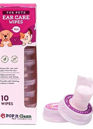 Салфетки влажные для ушей ear care wipes