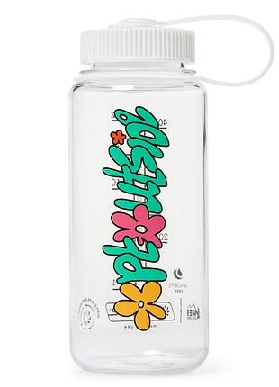 Пляшка для води nalgene wide mouth sustain 500ml (clear opt outside flower)