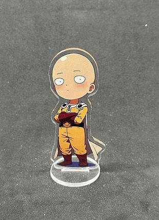 Акриловая коллекционная фигурка чиби chibi аниме: сайтама (2) 10 см