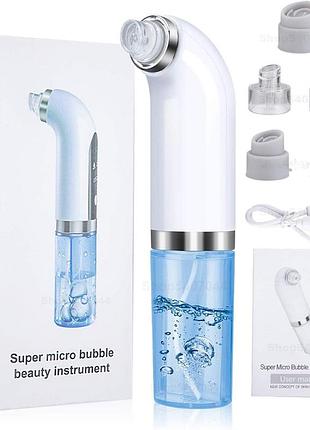 Вакуумный очиститель пор hydrodermabrasion, аква пилинг, от черных точек