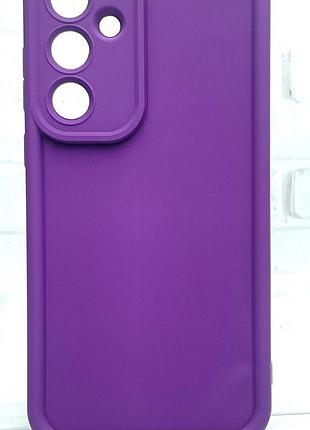 Уценка !!!! чехол shock case для samsung galaxy a55 5g / a556 бампер силиконовый фиолетовый (уценка)