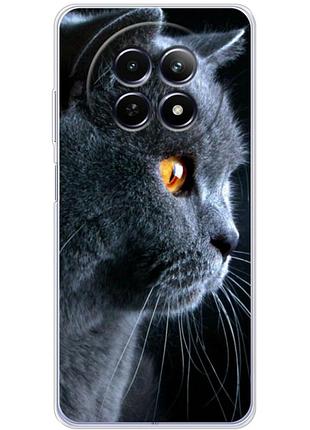 Чехол силиконовый с картинкой на realme 13 5g (британский кот)
