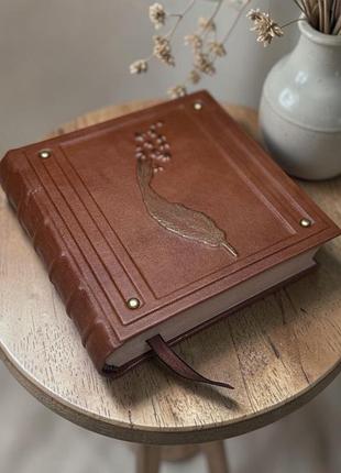 Настільна книга для записів. блокнот записник. блокнот з чистими сторінками. блокнот нотатник. книга шкіряна записна. планер. щоденник
