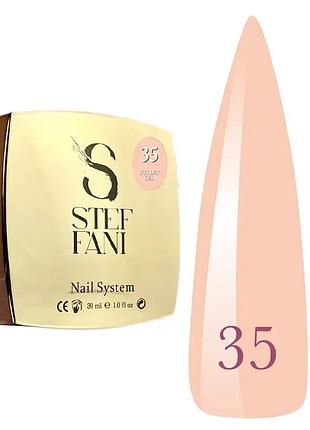 Гель для моделювання steffani builder gel gel 35 (персиково-карамельний), 30ml