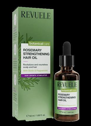 Масло для кожи головы revuele rosemary с розмарином для роста и густоты волос, 50 ​​мл