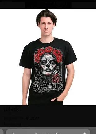 Футболка сарана - muerte (black) розмір s
