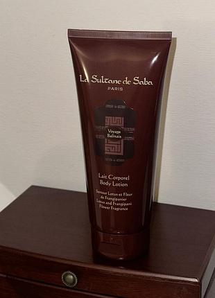 La sultane de saba body lotion lotus and frangipani лосьон крем для тела 200мл