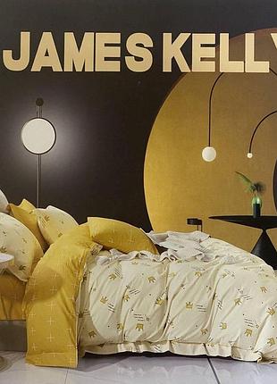Постільна білизна, полуторна 160х210 жовтий james kelly 24246