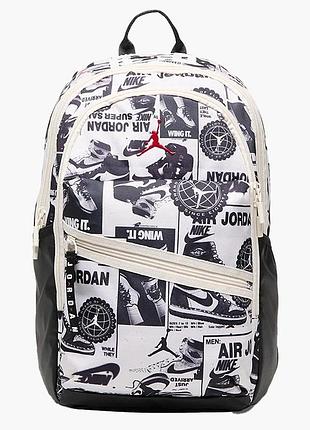Рюкзак чоловічій jordan jam air patrol black/white (ma0924-x27)