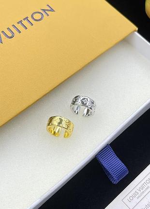 Каффы луи виттон (monogram ear cuff) люкс качество