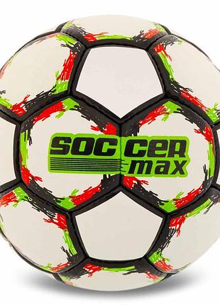 Мяч футбольный soccermax fb-6525 №5 pu цвета в ассортименте