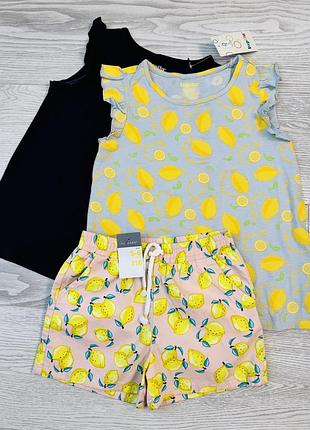 Шорти для дівчинки лимони primark 5-6 років 116 см 6