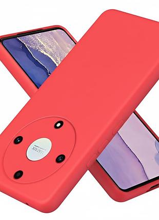 Чехол fiji full soft premium для honor x9b противоударный бампер с микрофиброй red