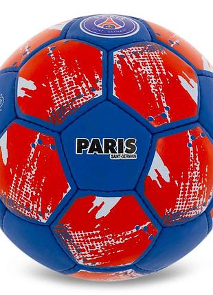 Мяч футбольный ballonstar paris saint-germain fb-0047-799 №5 pu синий-красный
