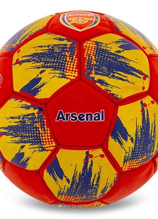 Мяч футбольный ballonstar arsenal fb-0047-800 №5 pu красный-синий