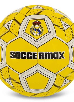 Мяч футбольный ballonstar real madrid fb-0047-808 №5 pu желтый