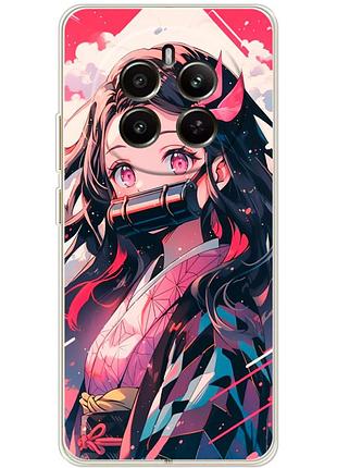 Чехол силиконовый с картинкой на realme 12 4g (аниме, anime)