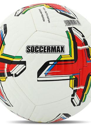 Мяч футбольный hybrid soccermax fb-4363 №5 pu цвета в ассортименте