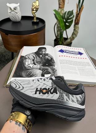 🌺женские кроссовки hoka challenger art 7 grey black