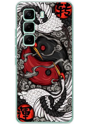 Чехол силиконовый с картинкой на infinix hot 60 pro (знак инь янь)